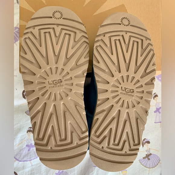 UGG Big Kids Bailey Bow Boots Blue Size 3 (approximately Women Size 5) - Picture 4 of 7